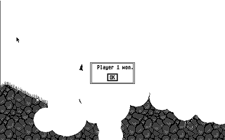 Pommitus atari screenshot